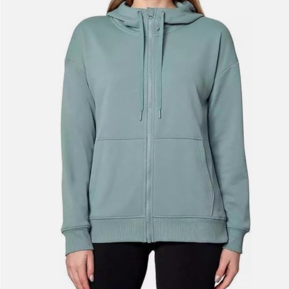 Mondetta Teal Full-Zip Hoodie